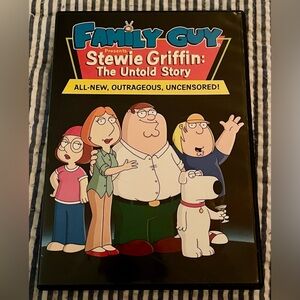 🍸 Family Guy Stewie Griffin: The Untold Story DVD 🍸